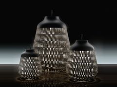 Lampada da terra per esterno / lanterna in tessuto tecnico&nbsp;STITCH - LODES