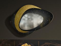 Specchio in legno con cornice da parete&nbsp;LUNALBA� - TECNOTELAI