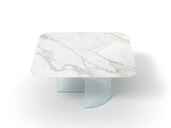 Tavolino quadrato da caff� in vetro&nbsp;CALACATTA - ACHERUNTIAGLASS