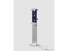 Lampada da terra in alluminio con piastrelle di rame smaltato&nbsp;BOLDA ATELIER 04 - LAMBERT & FILS