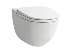 Wc sospeso in ceramica senza brida con doccetta&nbsp;CLEANET RIVA - LAUFEN BATHROOMS