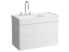 MOBILE LAVABO SOSPESO IN MDF CON CASSETTI&nbsp;LANI - LAUFEN BATHROOMS