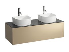 Mobile lavabo con cassetti e lavabo integrato&nbsp;SONAR - LAUFEN BATHROOMS