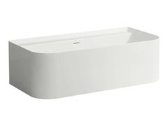 Vasca da bagno a parete in Solid Surface&nbsp;SONAR - LAUFEN BATHROOMS