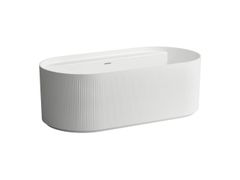 Vasca da bagno centro stanza ovale in Solid Surface&nbsp;SONAR - LAUFEN BATHROOMS