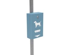 Distributore di sacchetti per deiezioni canine in acciaio&nbsp;ARGO - LAZZARI SRL