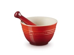 Mortaio e pestello in gres vetrificato&nbsp;MORTAIO CON PESTELLO - LE CREUSET ITALIA