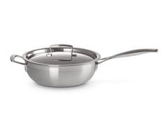 Padella antiaderente in acciaio inox con coperchio&nbsp;PADELLA DELLO CHEF - LE CREUSET ITALIA