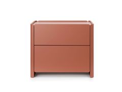 Comodino rettangolare in legno con cassetti&nbsp;MODULA - LEMA