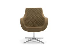 Poltroncina a razze in pelle con braccioli&nbsp;VICTORIA - LEYFORM