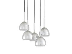 Lampada a sospensione a LED in vetro borosilicato&nbsp;CHROME BELL - ROSET SAS