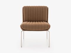 Poltroncina a slitta in tessuto senza braccioli&nbsp;FAUTEUIL 306 - ROSET SAS