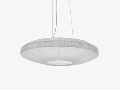 Lampada a sospensione in cotone&nbsp;RUFLETTE - ROSET SAS