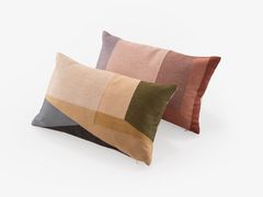 Cuscino rettangolare ricamato in cotone&nbsp;SHOJI - ROSET SAS