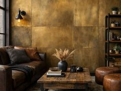 Lastre metalliche per applicazioni di design e architettura&nbsp;BRASS SATIN AGED - LOST COWBOYS