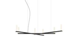 Lampada a sospensione a LED in alluminio&nbsp;DIX BOUGIES PETIT - LUCEPLAN