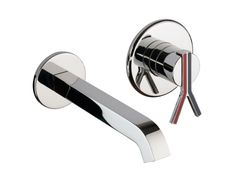 Miscelatore per lavabo a muro a 2 fori&nbsp;ETTORE SOTTSASS - MAMOLI