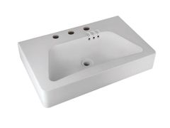 Lavabo rettangolare in ceramica&nbsp;JOE COLOMBO - MAMOLI