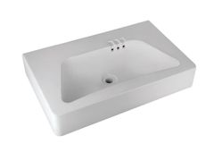 Lavabo rettangolare in ceramica&nbsp;JOE COLOMBO - MAMOLI