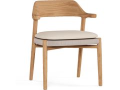 Sedia da giardino in teak con braccioli&nbsp;YIKO - MANUTTI