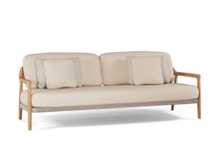 Divano da giardino in teak a 3 posti&nbsp;YIKO - MANUTTI