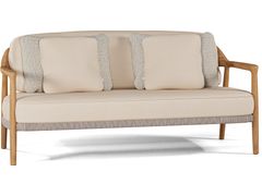 Divano in teak a 2 posti&nbsp;YIKO - MANUTTI