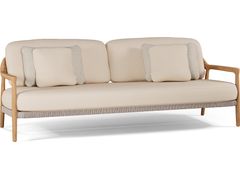 Divano da giardino in teak a 3 posti&nbsp;YIKO - MANUTTI