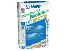 Adesivo cementizio grigio ad alte prestazioni&nbsp;KERAFLEX S1 EVOLUTION ZERO - MAPEI