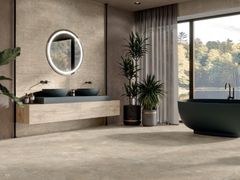 Pavimento/rivestimento rettificato in gres porcellanato effetto pietra&nbsp;THEORY BEIGE - CERAMICHE MARINER