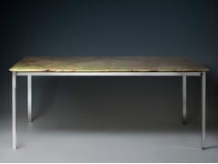 Tavolo alto rettangolare in onice&nbsp;ONICE 45 ALTO - MAS DESIGN