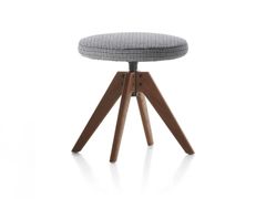 Sgabello girevole imbottito sfoderabile&nbsp;FLOW POUF - MDF ITALIA