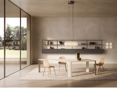 Libreria a giorno sospesa in alluminio&nbsp;MINIMA PENSILE - MDF ITALIA