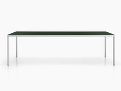 Tavolo rettangolare in pietra&nbsp;OFFSET - MDF ITALIA