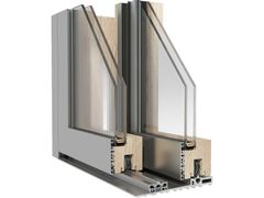 Finestra alzante scorrevole in alluminio e legno con triplo vetro&nbsp;ANIMA - ORIZZONTE - FALEGNAMERIA MENABALLI