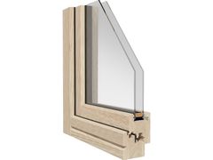 Finestra in legno con doppio vetro&nbsp;AURA 68 - FALEGNAMERIA MENABALLI