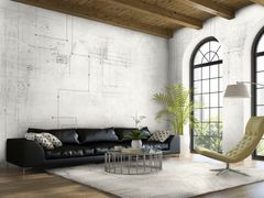 Carta da parati geometrica&nbsp;PLANUM - MILLE997