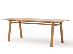 Tavolo alto rettangolare in legno MITIS HIGH - PUNT