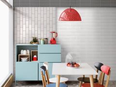 RIVESTIMENTO IN CERAMICA A PASTA ROSSA&nbsp;MONOCOLOR BISELADO 10X20 - ABSOLUT KERAMIKA