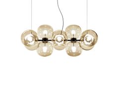 Lampada a sospensione in vetro di Murano&nbsp;JASMINE - LUMEN PLACE