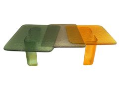 Tavolino rettangolare in vetro di Murano&nbsp;COLOR PLAY MAPS - MADEMOISELLE JO
