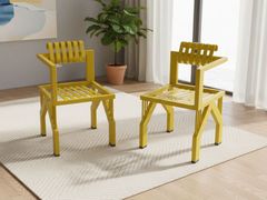 Sedia in acciaio con bracciolo&nbsp;LOUIS - MAISON ARPELLI