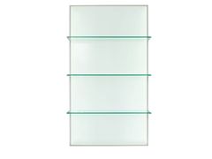 Espositore per saloni di bellezza a parete in vetro e plexiglass&nbsp;EXPO 3 - EXPO 2 - MALETTI