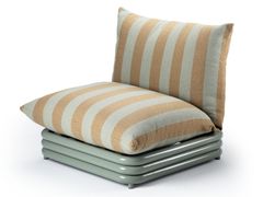 Poltrona da giardino in tessuto con base in acciaio inox&nbsp;DUNA - MAMBO UNLIMITED IDEAS