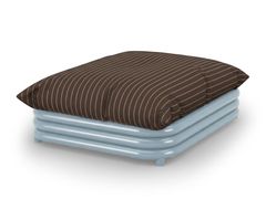 Pouf da giardino rettangolare in tessuto con base in acciaio inox&nbsp;DUNA - MAMBO UNLIMITED IDEAS