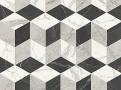 Pavimento/rivestimento in gres porcellanato effetto marmo SCULTOREA MIX COLD - CERAMICHE MARCA CORONA