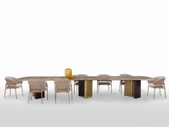 Tavolo da conferenza rettangolare in marmo&nbsp;ONNO - GIULIO MARELLI ITALIA