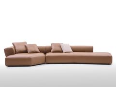 DIVANO MODULARE IN PELLE&nbsp;THIAGO - GIULIO MARELLI ITALIA