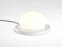 Lampada da tavolo in vetro soffiato e base in acciaio&nbsp;BOLITA - MARSET ILUMINACI�N