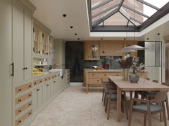 CUCINA COMPONIBILE CON ISOLA&nbsp;COTTAGE - MARTINI MOBILI