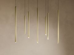 Lampada a sospensione a LED in ottone&nbsp;NA-AR C7 CB 120 - MASIERO